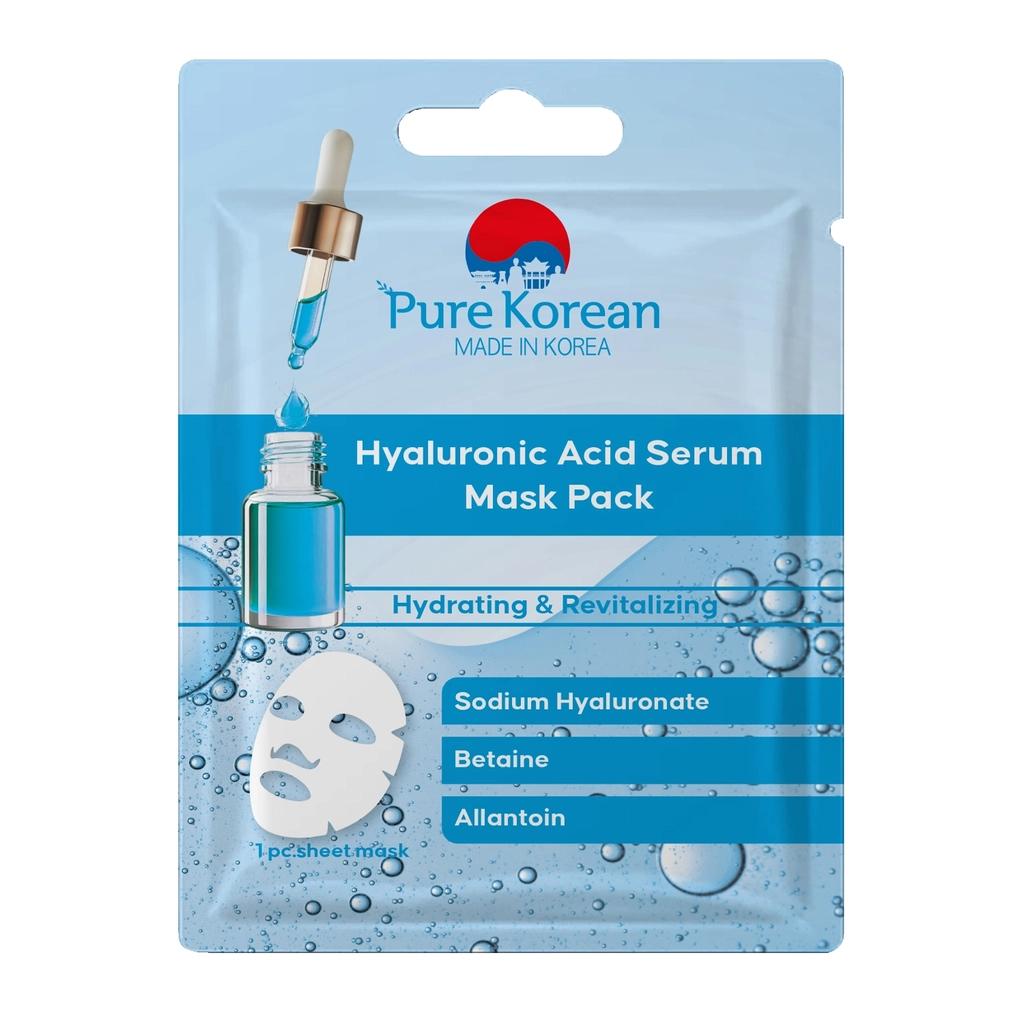Pure Korean Hyaluronic Acid Serum Sheet Mask by Beauty Care Bag