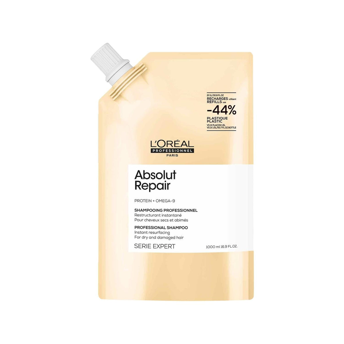 L'Oreal Professionnel Absolut Repair Shampoo Refill 1000 ml by Beauty Care Bag