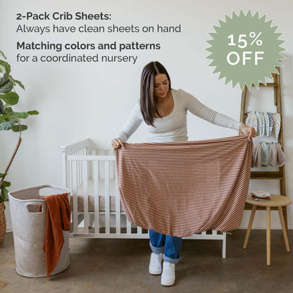 Crib Sheets by Parker Baby Co.