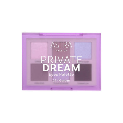 Astra Private Dream 6-Color Eyeshadow Palette 01 Garden by Beauty Care Bag
