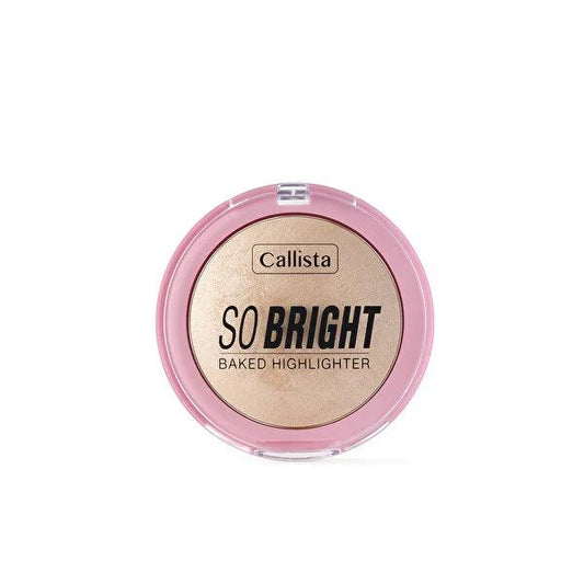 Callista So Bright Baked Highlighter - Shimmery, Versatile Makeup for All Skin Tones by Beauty Care Bag