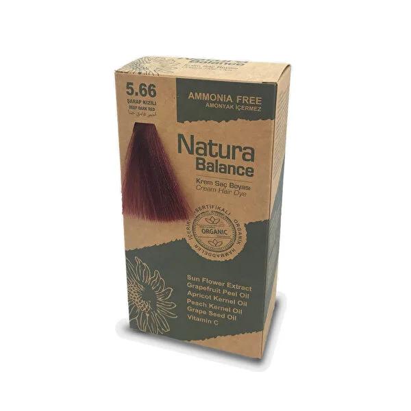 Natura Balance ammonia-free hair dye in wine red, 5.66 oz