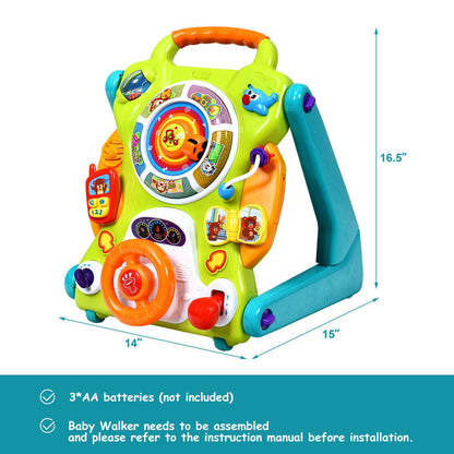 3-in-1 sit-to-stand musical learning walker by GBruno Store, view 5