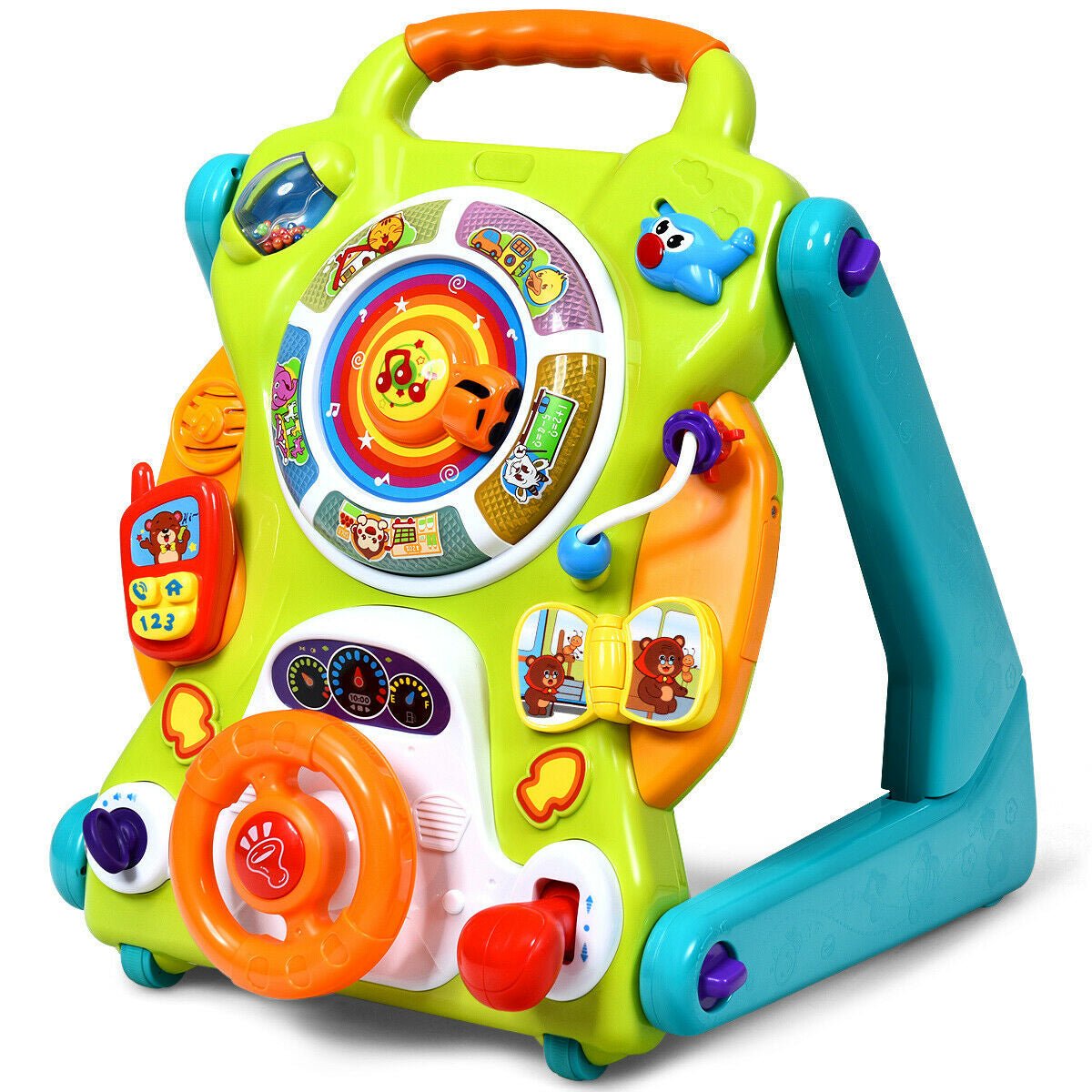3-in-1 sit-to-stand musical learning walker by GBruno Store, view 4