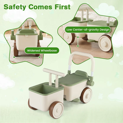 GBruno Store kids push walker car with storage basket, view 23