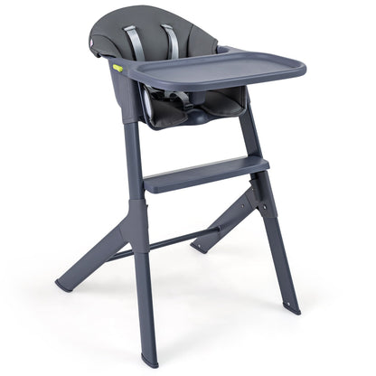 3-in-1 washable baby high chair with tray and footrest by GBruno Store