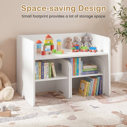 GBruno Store 3-piece toddler table and chairs set in gray or white, view 8