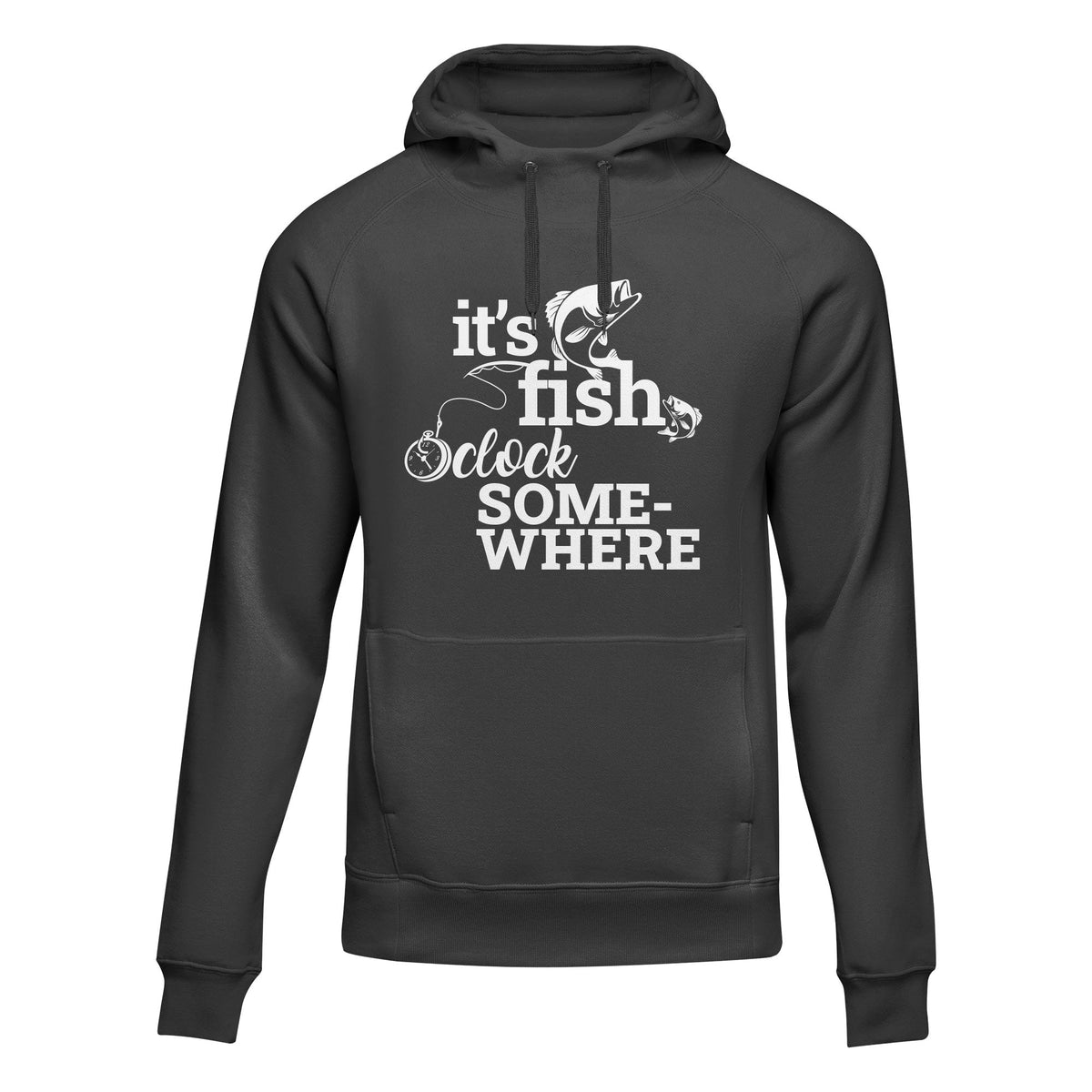 Its Fishing o'clock Unisex Hoodie by Outdoorzees