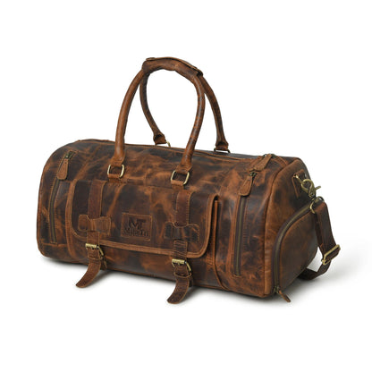 Sinclair Buffalo Duffle by Classy Leather Bags