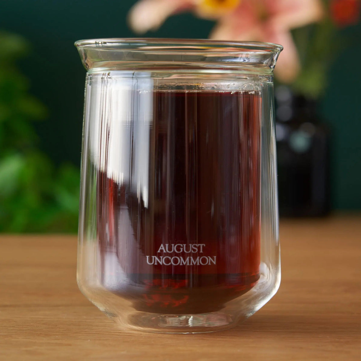 Double-walled glass tasting cup