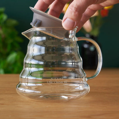 Two cup glass teapot – view 3