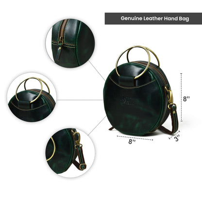 Rosie Sling Circle Bag by Classy Leather Bags