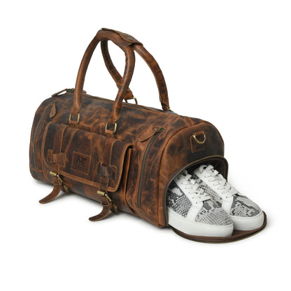 Sinclair Buffalo Duffle by Classy Leather Bags