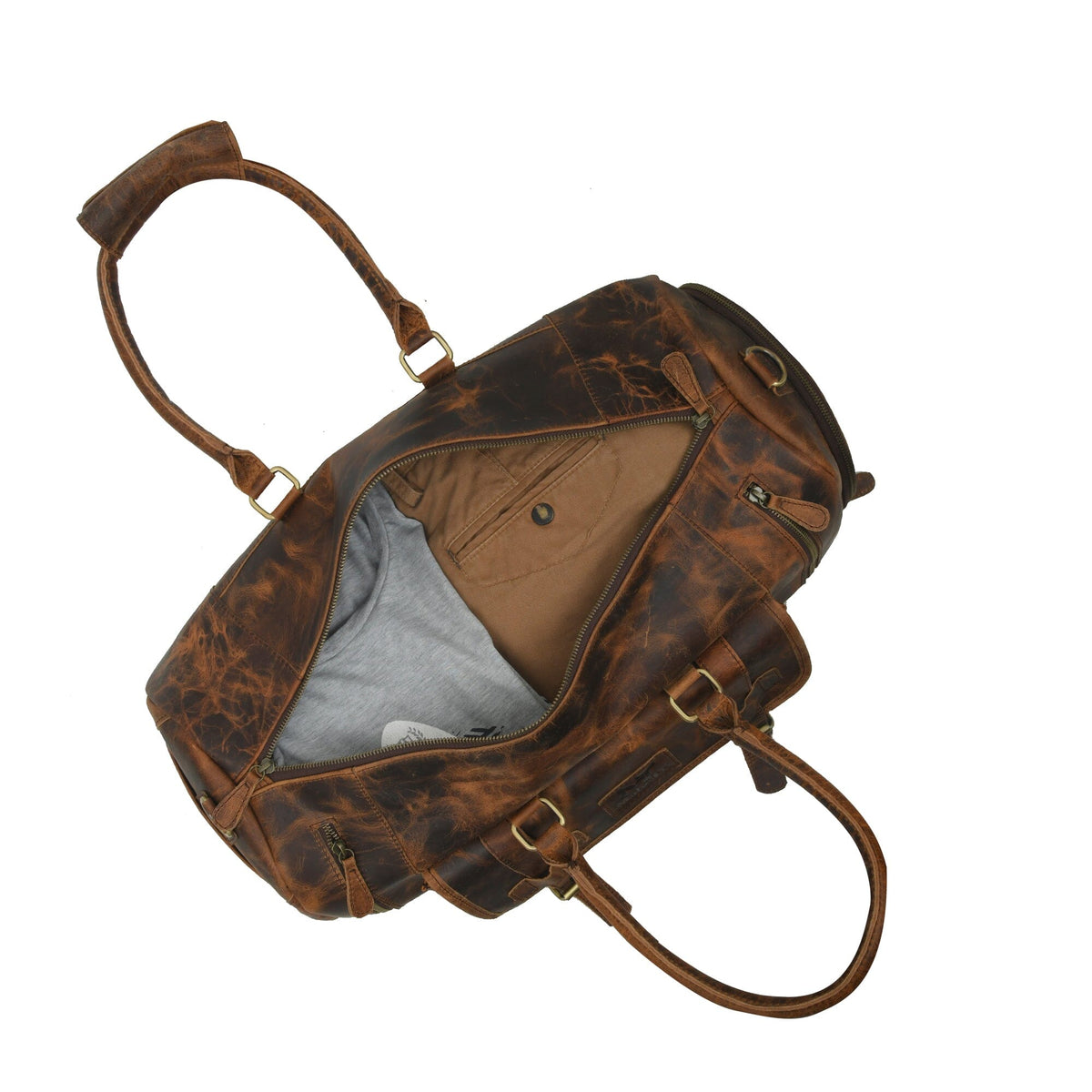 Sinclair Buffalo Duffle by Classy Leather Bags