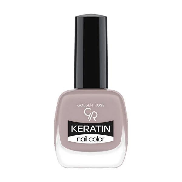 Golden Rose keratin nail polish with glossy finish