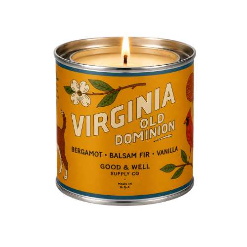 Virginia State Candle by Good & Well Supply Co.