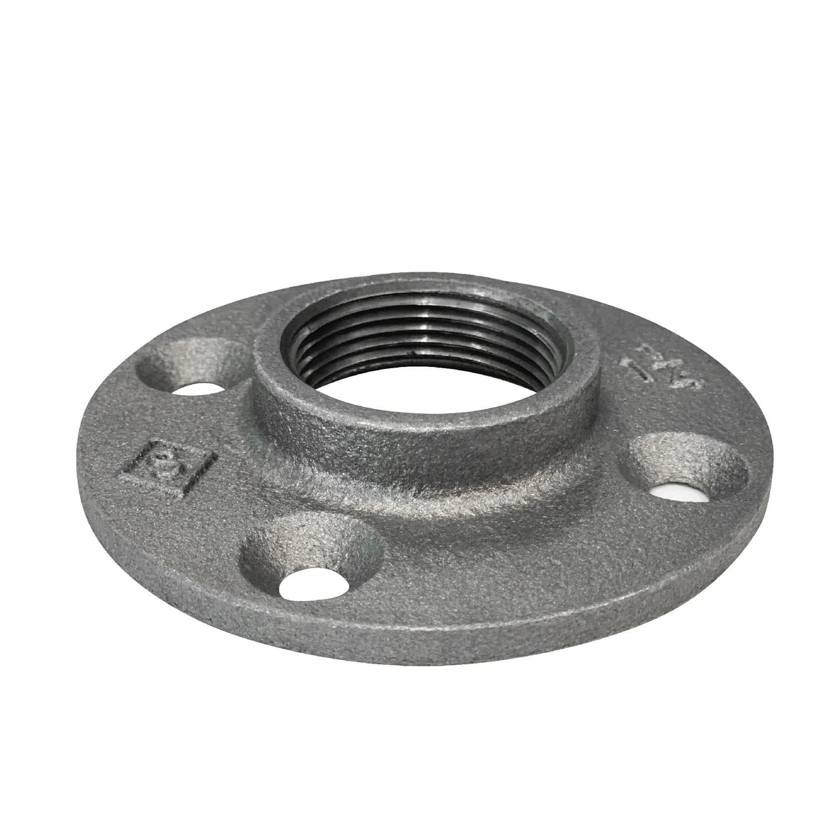 PIPE DECOR 1-1/4 in. black iron floor flange pipe fitting