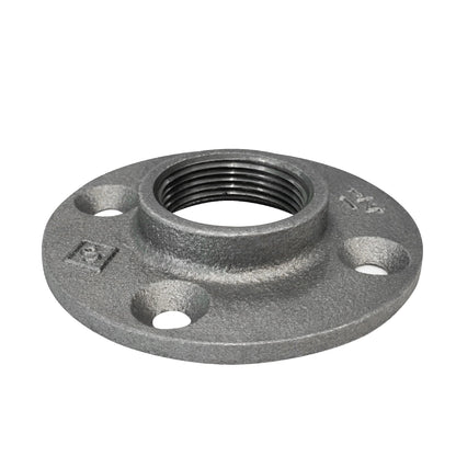 PIPE DECOR 1-1/4 in. black iron floor flange pipe fitting