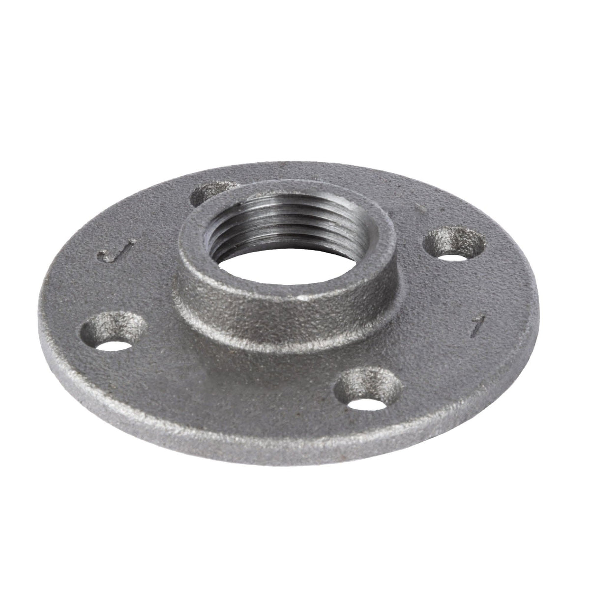 PIPE DECOR 1 in. black iron floor flange pipe fitting