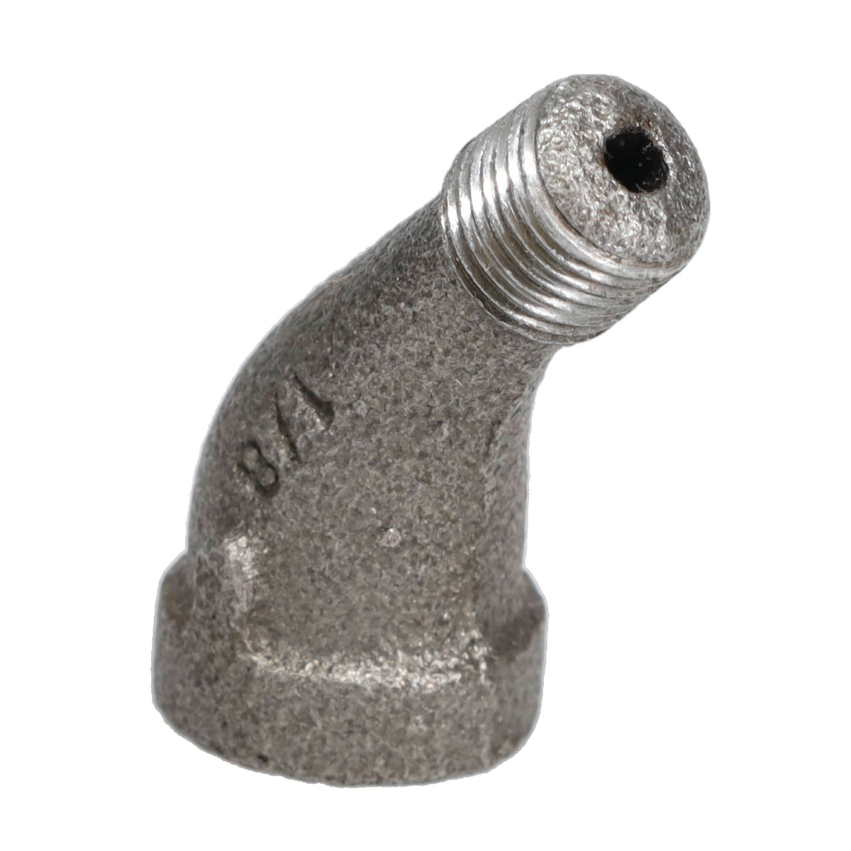 PIPE DECOR 1/8 in. black iron 45 degree street elbow pipe fitting