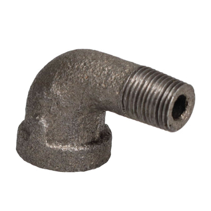 PIPE DECOR 1/8 in. black iron 90 degree street elbow pipe fitting