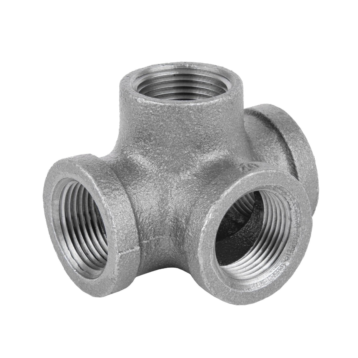 PIPE DECOR 1/2 in. black iron side outlet tee pipe fitting