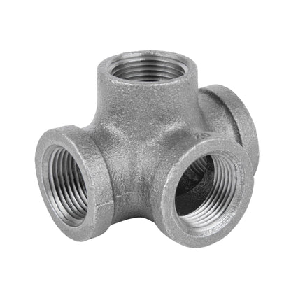 PIPE DECOR 1/2 in. black iron side outlet tee pipe fitting