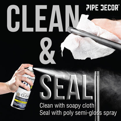 PIPE DECOR 3/4 in. black iron side outlet tee pipe fitting, view 8