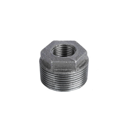 PIPE DECOR 1-1/4 in. x 1/2 in. black iron bushing pipe fitting