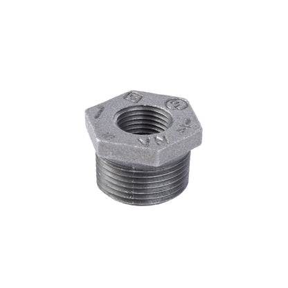 PIPE DECOR 1 in. x 1/4 in. black iron bushing pipe fitting