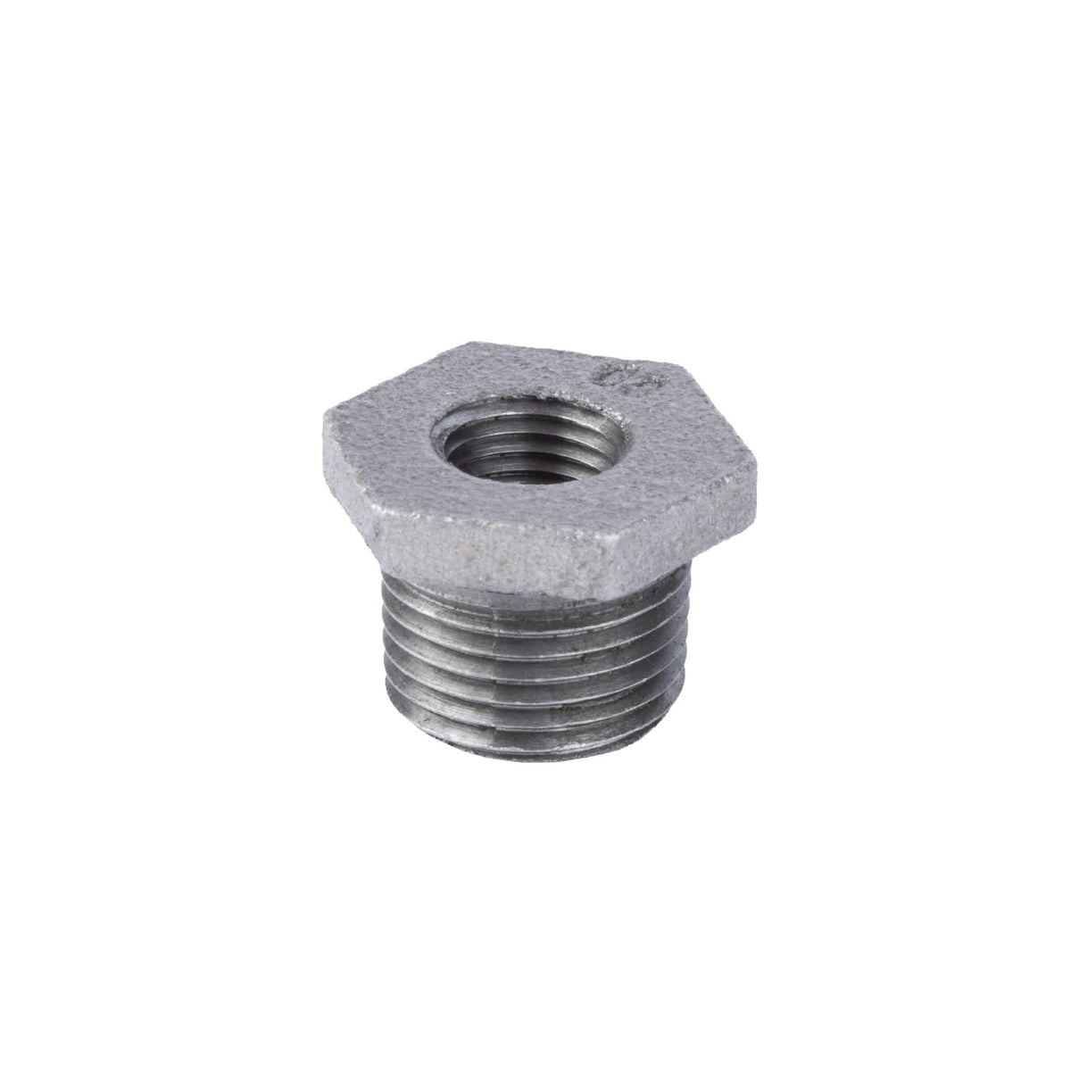 PIPE DECOR 1/2 in. x 1/4 in. black iron bushing pipe fitting