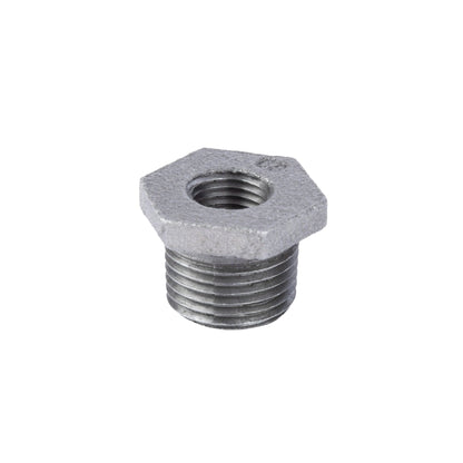 PIPE DECOR 1/2 in. x 1/4 in. black iron bushing pipe fitting