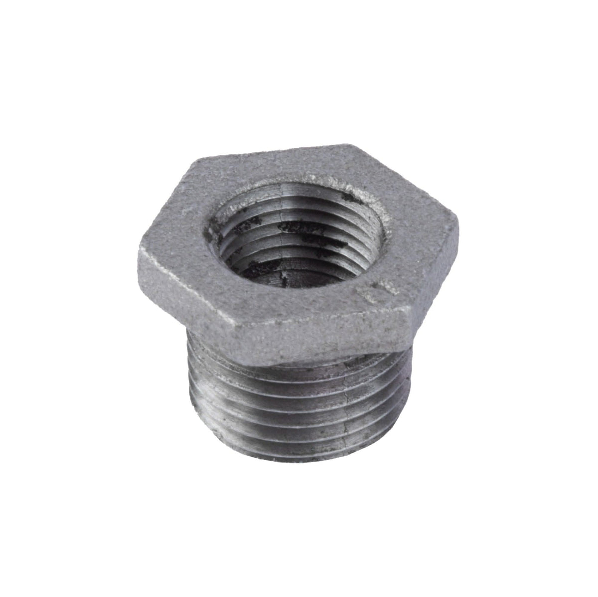 PIPE DECOR 1/2 in. x 3/8 in. black iron bushing pipe fitting