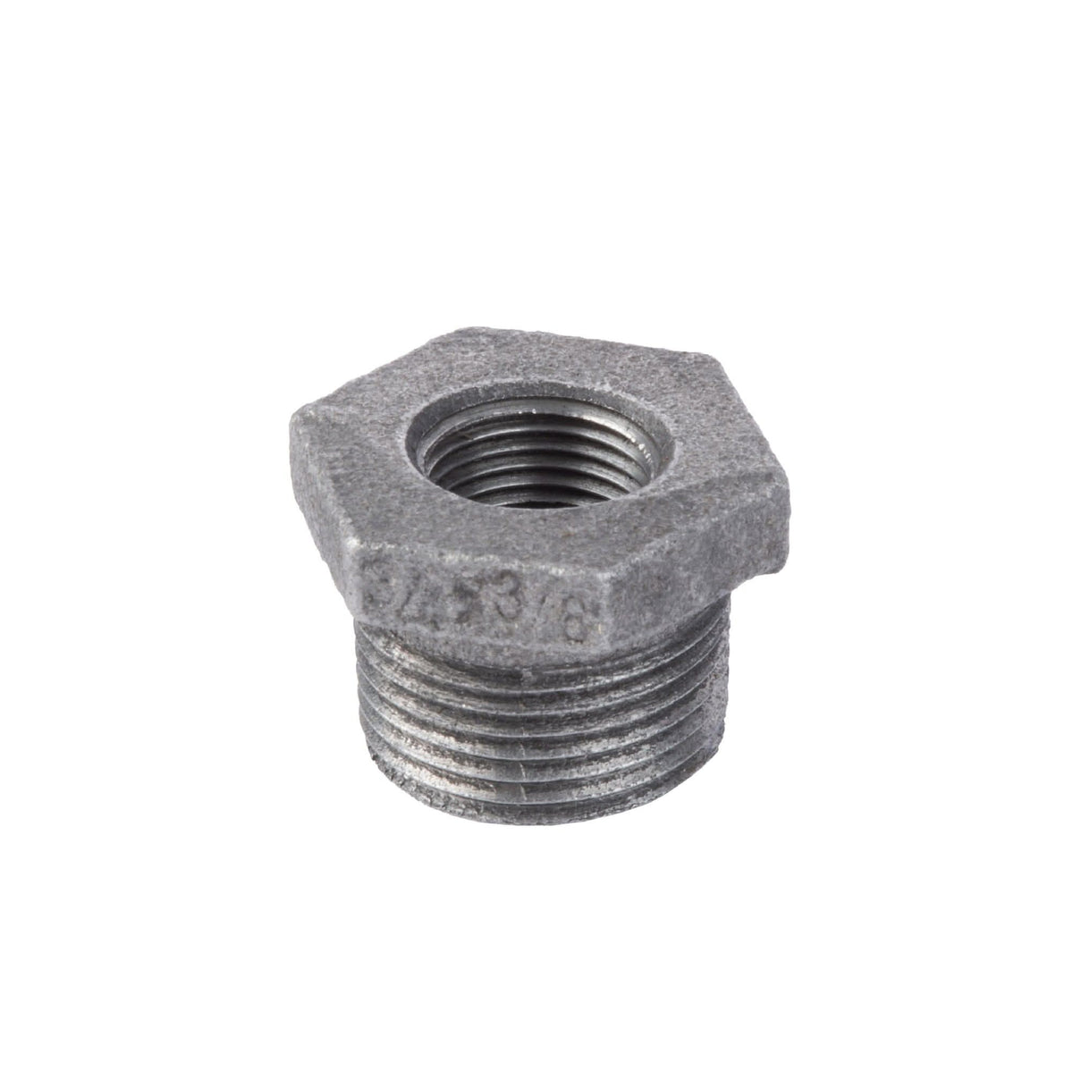 PIPE DECOR 3/8 in. x 1/8 in. black iron bushing pipe fitting