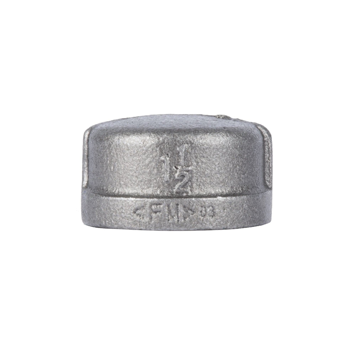 PIPE DECOR 1-1/2 in. black iron cap pipe fitting