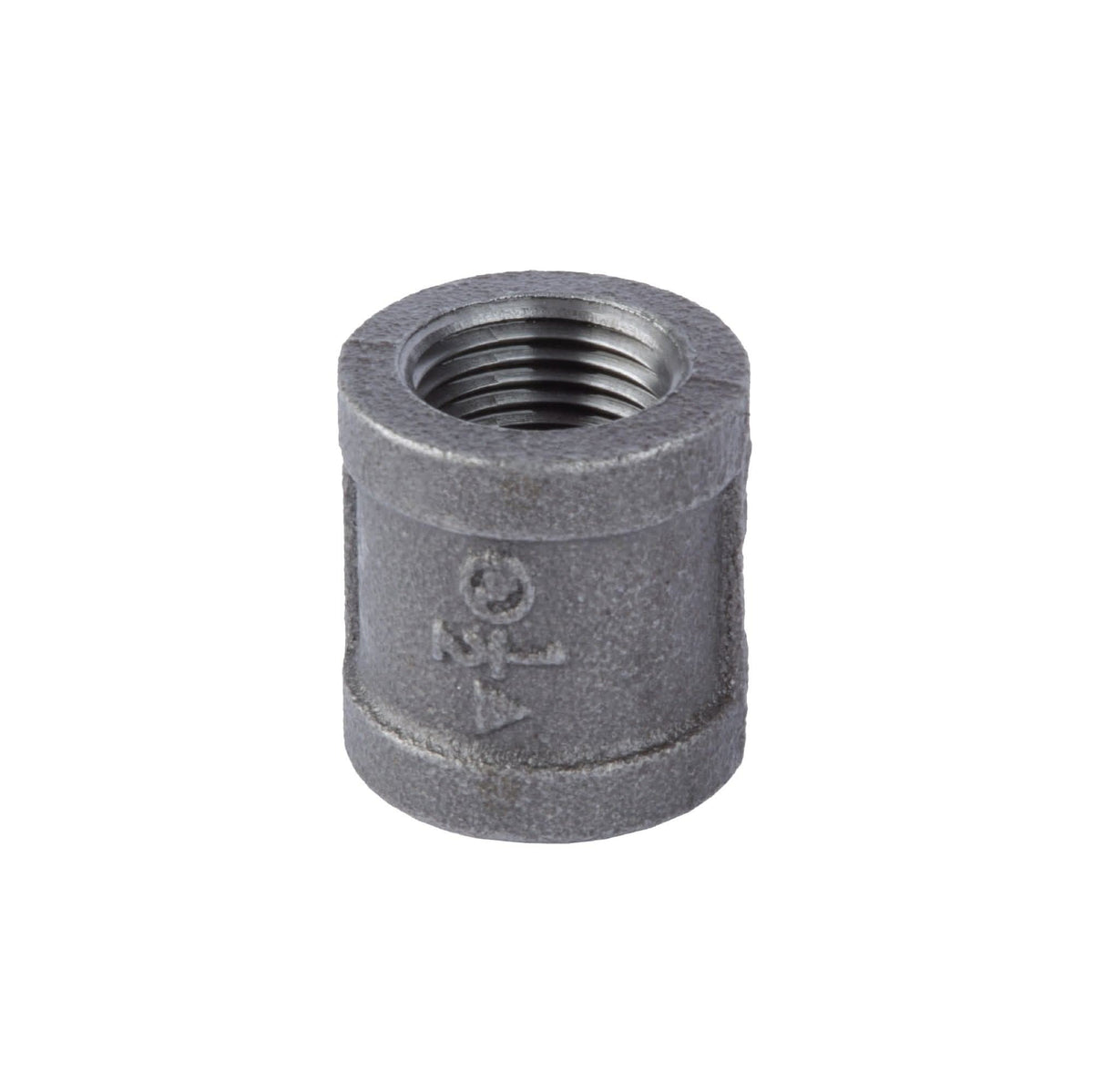 PIPE DECOR 1/2 in. black iron coupling pipe fitting