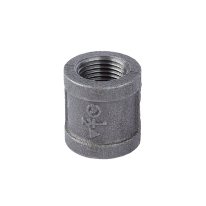 PIPE DECOR 1/2 in. black iron coupling pipe fitting
