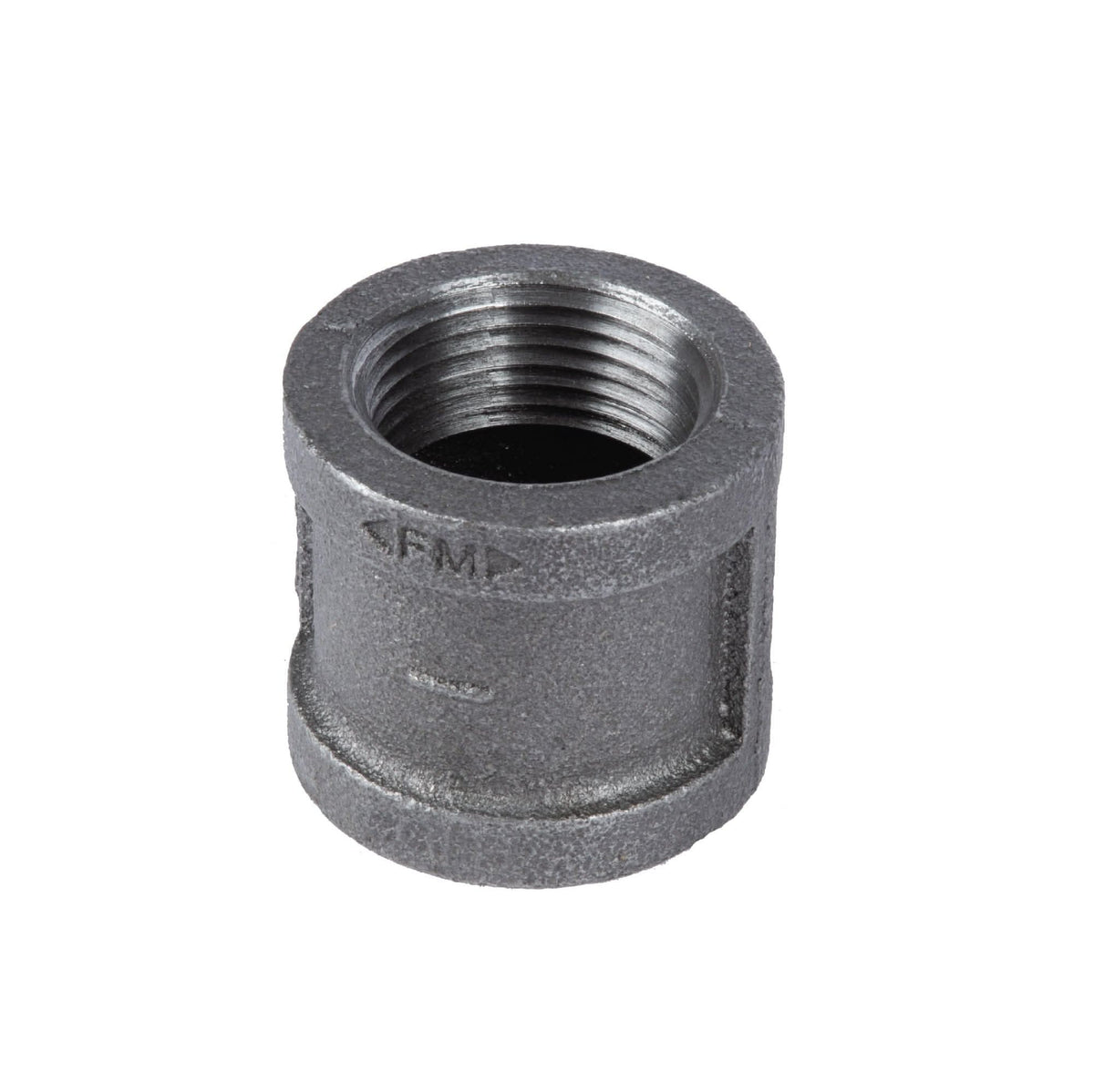 PIPE DECOR 1 in. black iron coupling pipe fitting
