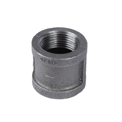 PIPE DECOR 1 in. black iron coupling pipe fitting