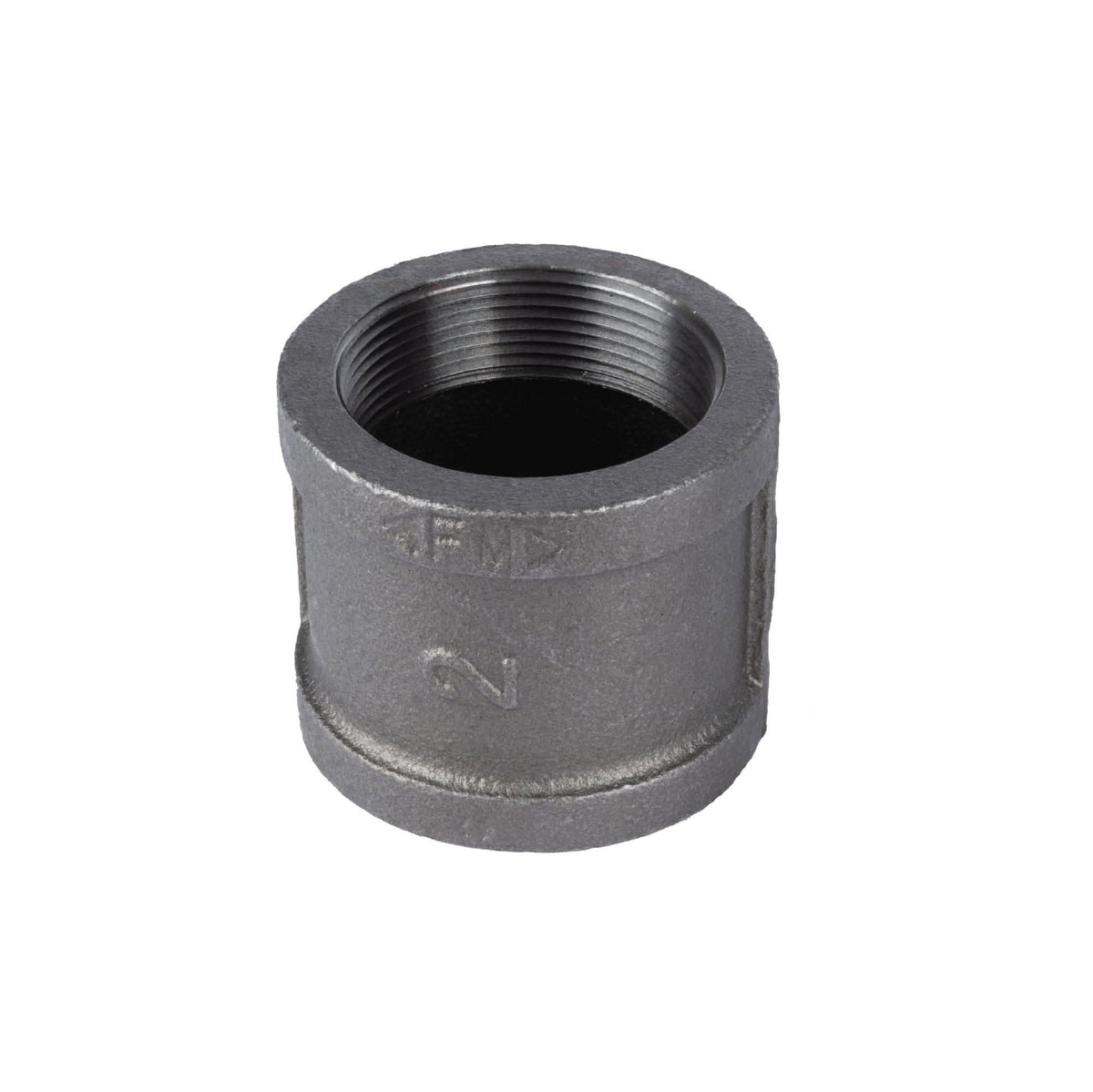 PIPE DECOR 2 in. black iron coupling pipe fitting