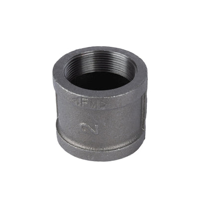 PIPE DECOR 2 in. black iron coupling pipe fitting