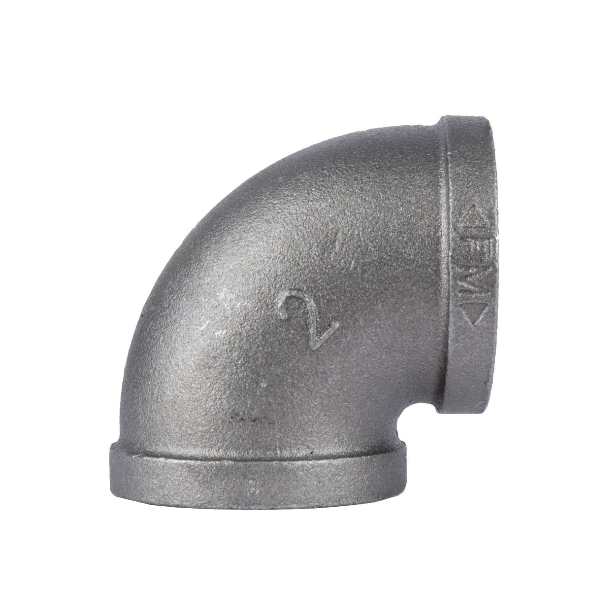 PIPE DECOR 2 in. black iron 90 degree elbow pipe fitting