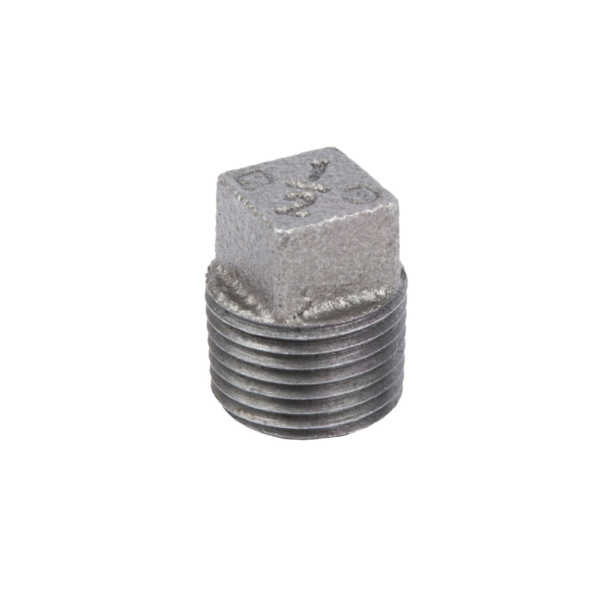 PIPE DECOR 1/2 in. black iron plug pipe fitting