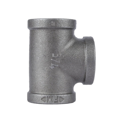 PIPE DECOR 3/4 in. black iron tee pipe fitting