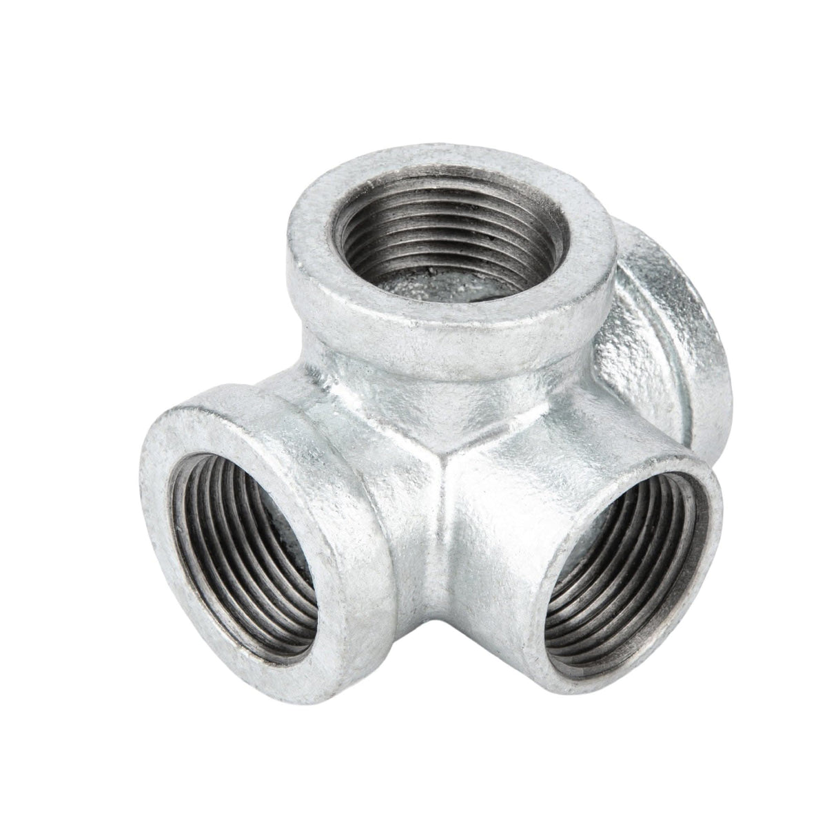 PIPE DECOR 1-1/4 in. galvanized iron side outlet tee pipe fitting
