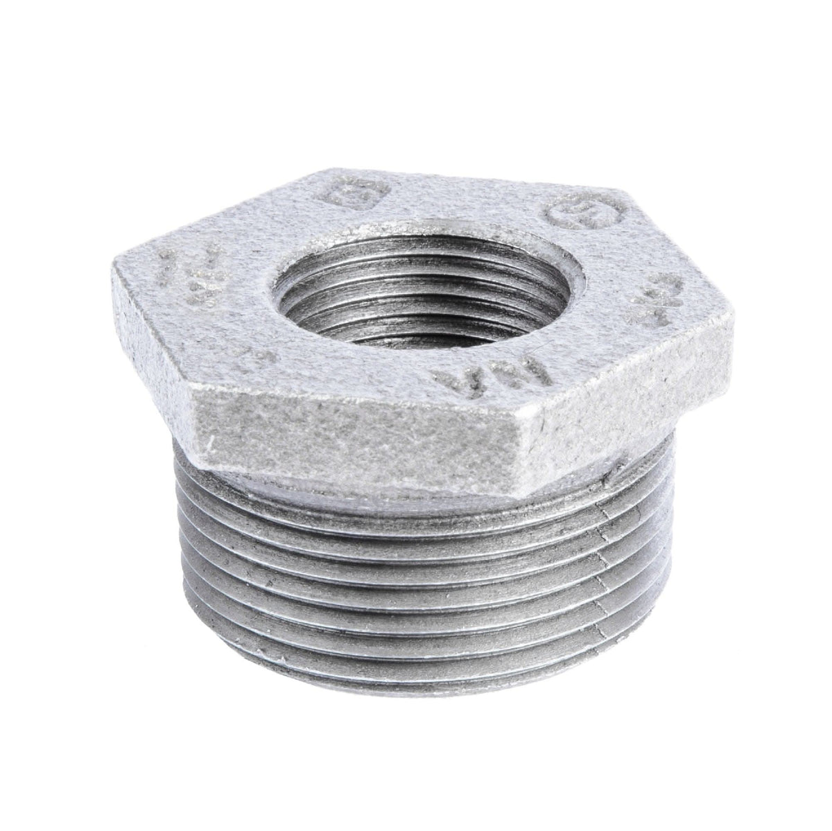 PIPE DECOR 1-1/2 in. x 3/4 in. galvanized iron bushing pipe fitting