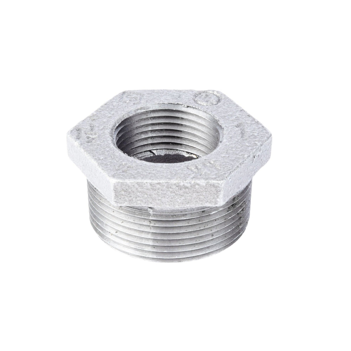 PIPE DECOR 1-1/4 in. x 1 in. galvanized iron bushing pipe fitting