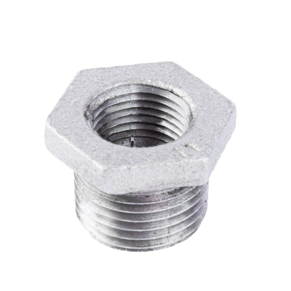 PIPE DECOR 1/2 in. x 3/8 in. galvanized iron bushing pipe fitting