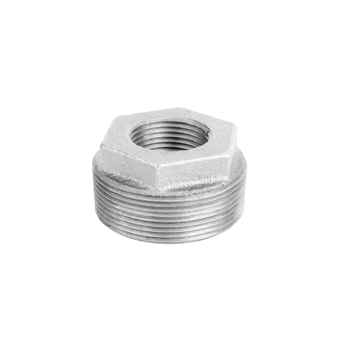 PIPE DECOR 2 in. x 1/2 in. galvanized iron bushing pipe fitting