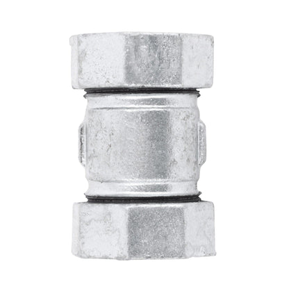 PIPE DECOR 1-1/2 in. galvanized iron compression coupling pipe fitting